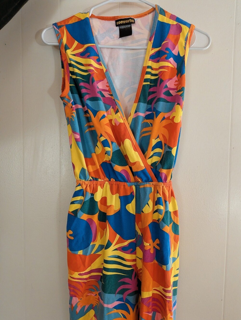 Nooworks Jumpsuit Tropico Pattern Size Small